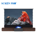 All-in-One Laser TV Cabinet – Motorized UST ALR Screen + Custom Media Console