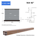 TD Series – Motorized Floor-Rising Fresnel ALR Screen for Long Throw | Elegance That Emerges