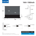 AD Series – Floor-Rising UST ALR Screen | Compact Pop-up Design