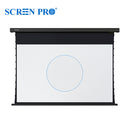 TJ Series — Motorized Tab-Tensioned Woven Acoustically Transparent Screen (4K Ready)
