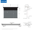 AW SERIES – ELECTRIC DROP-DOWN UST ALR SCREEN Wind-Stable Precision, Effortless Control