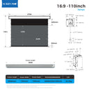 3C SERIES – MOTORIZED TENSION ANTI-SPECKLE SCREEN | SMOOTH DETAIL, TRUE COLOR