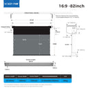 AW SERIES – ELECTRIC DROP-DOWN UST ALR SCREEN Wind-Stable Precision, Effortless Control
