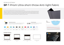 T-Prism Ultra-Short-Throw  ALR Screen
