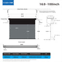 AW SERIES – ELECTRIC DROP-DOWN UST ALR SCREEN Wind-Stable Precision, Effortless Control