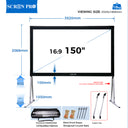 QB Series – Ultra Outdoor 100″ Quick-Deploy Screen