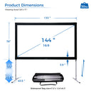 QB Series – Ultra Outdoor 100″ Quick-Deploy Screen