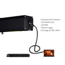 TJ Series — Motorized Tab-Tensioned Black Crystal ALR Screen (Long/Normal Throw, 8K Ready)