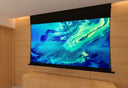 TJ Series — Motorized Tab-Tensioned Black Crystal ALR Screen (Long/Normal Throw, 8K Ready)