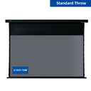 TJ Series — Motorized Tab-Tensioned Black Crystal ALR Screen (Long/Normal Throw, 8K Ready)