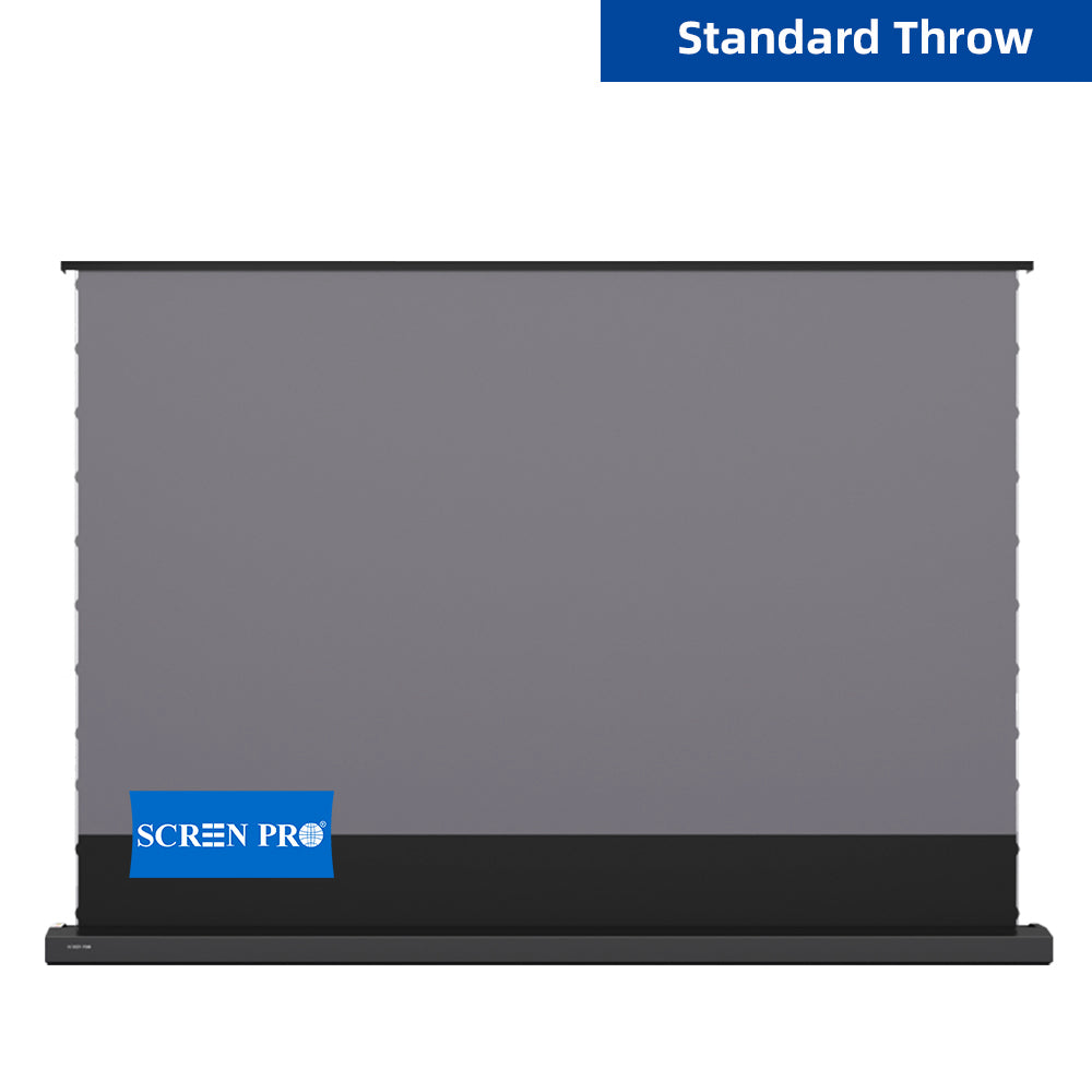 TD Series — Motorized Floor-Rising Black Diamond ALR Screen – Screen Pro