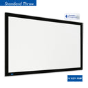 TW SERIES – FIXED FRAME WOVEN ACOUSTIC TRANSPARENT ANTI-SPECKLE SCREEN | BRIGHTER IMAGE FOR RGB LASER HOME THEATER