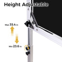Extendable Leg for Large Outdoor Projection Screens
