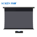 AJ Series – Wall-Mounted UST ALR Tension Screen | Precision Flatness