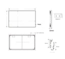 3C SERIES – FIXED FRAME ANTI-SPECKLE SCREEN | PURE IMAGE FOR TRIPLE LASER