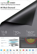 TD Series — Motorized Floor-Rising Black Diamond ALR Screen