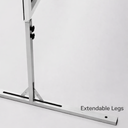 Extendable Leg for Large Outdoor Projection Screens